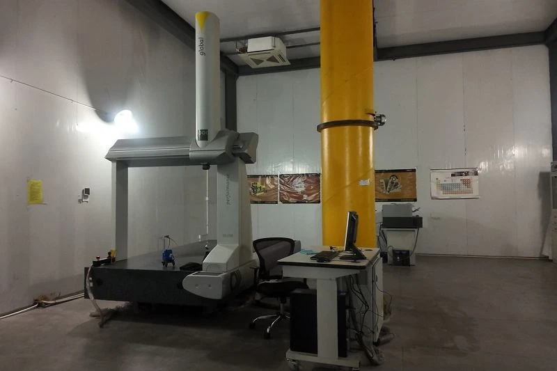 CMM dimensional inspection of crusher spare parts at Horbon factory CMM dimensional inspection of crusher spare parts at Horbon factory